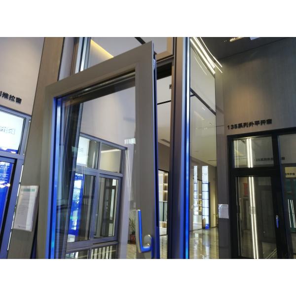 Interior Anodized Champagne Aluminum Profile For Glass Frame