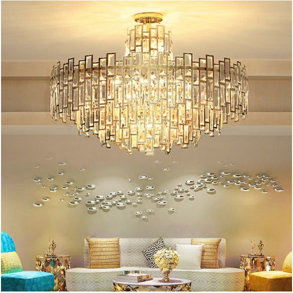 100cm Diamater 30cm Height Restaurant 260V Crystal Pendant Light