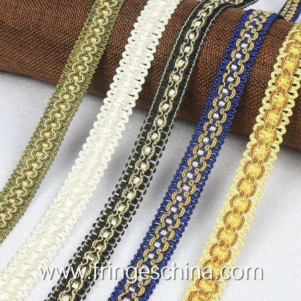 Elegant Decoration Lace Ribbon Braid Trim For Sofa Home Decoration