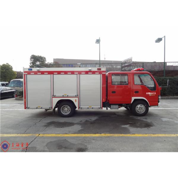 Красная крася вода пожарной машины 2000L заднего топливозаправщика воды насоса держателя муниципальная