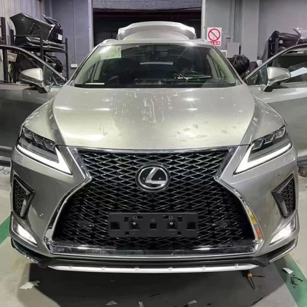 Car Accessories Upgrade 2020 Style Body Kit Bodykit with Bumper Grille Headlight for Lexus RX270 RX300 RX350 2009-2015