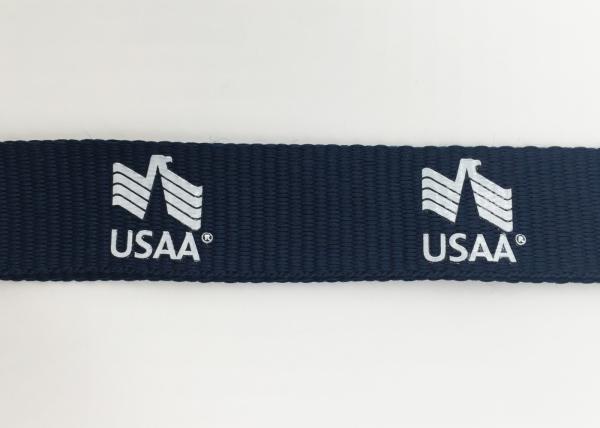 90 Cm Width Printing Dye Sublimation Lanyards Blue Color For Promotion