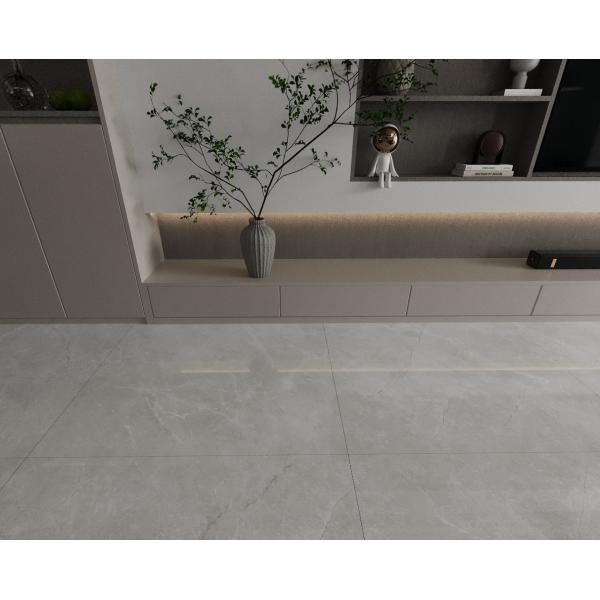 Light Gray 1000x1000mm Stain-Resistant Antibacterial Indoor Floor Polished Glazed Porcelain Tile For Apartment Rebuilding