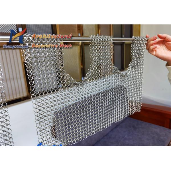 Electroplate Chain Link Drapery Exhibition Decorative Partitions Background