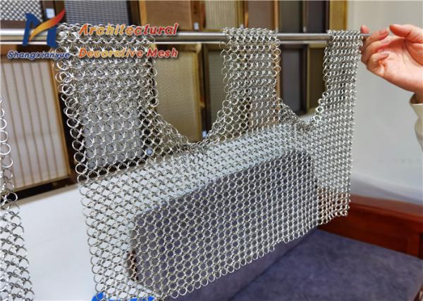 Electroplate Chain Link Drapery Exhibition Decorative Partitions Background