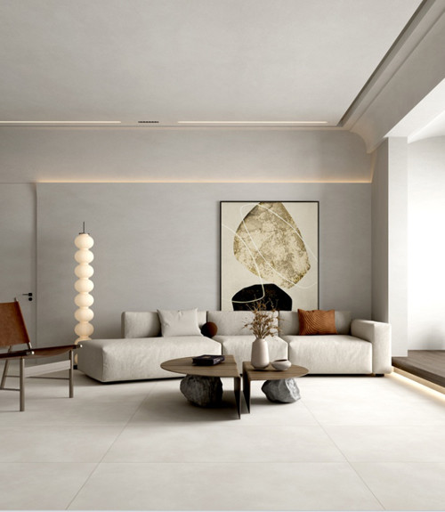 Acid Resistant Cement Look Porcelain Tile