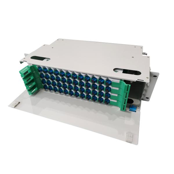 24 Slots 12FO Fiber Splice Tray ABS Plastic ROHS 155*92*9mm