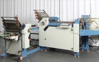 Máquina automática eléctrica de plegado de papel A4 folletos inserta carpeta de papel para la industria farmacéutica