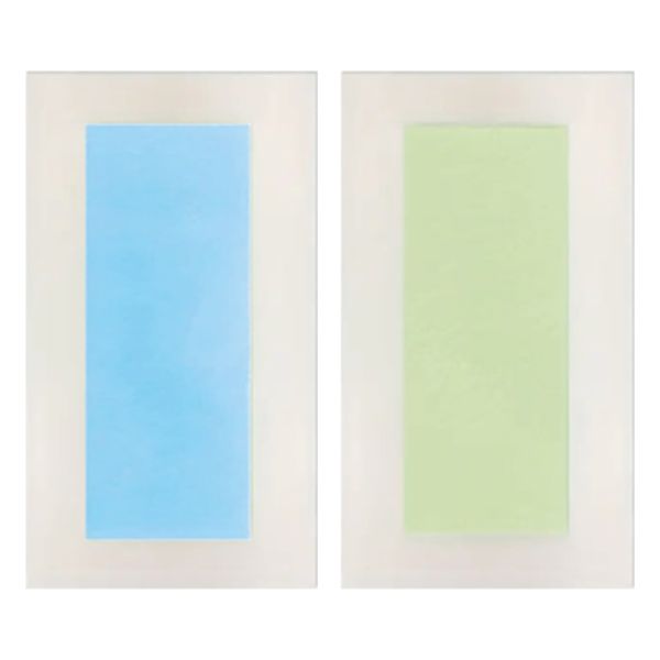 Customized Vacuum Hair Removal Wax Strips 4.5x9cm 9x18cm Double Side Wax Tape