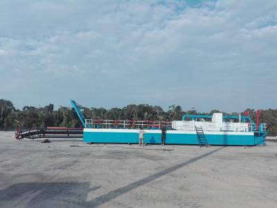 Máquina de dragagem 25m da areia do rio do porto de uma descarga de 18 polegadas