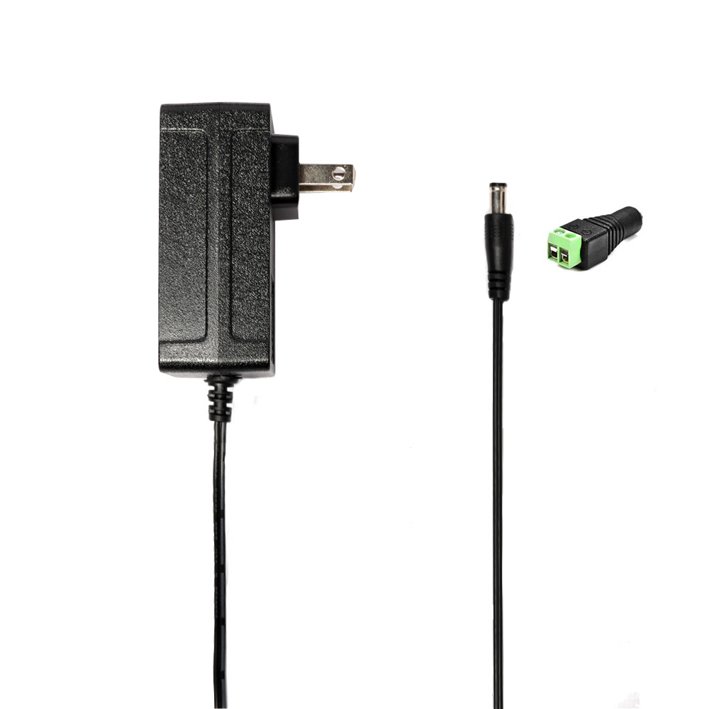 Connection Plug In AC/DC Power Adapter 12V 9V 5V 3A 2A 1.5A 1A 0.75A 0.5A UL62368 CE EAC GS Approved OEM Wall Plug 100% PC KS