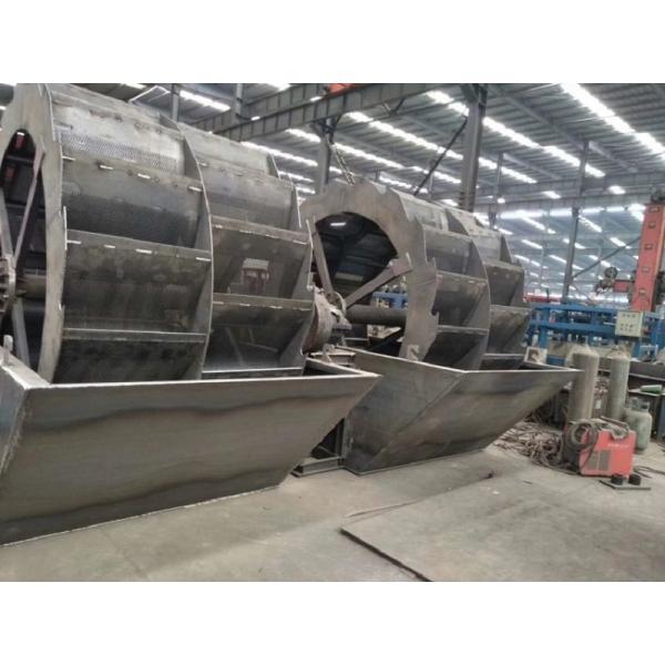 Construction Ore Washing Machine Wheel Bucket Type Simple Structure