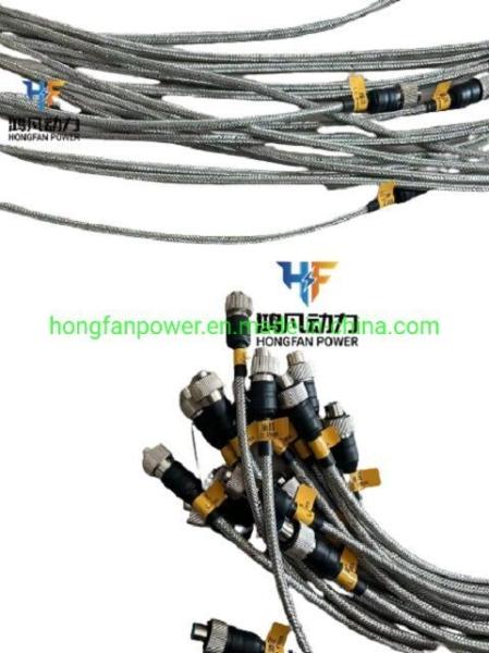 Marine Diesel Generator Oil Pressure/Oil Temperature Speed Sensor Harness Plug, 3-Core, 4-Core, 5-Core