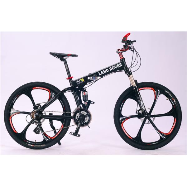 High grade customized logo Shimano hydraulic disc brake 27 speed aluminium alloy folding travel mountain bicycle