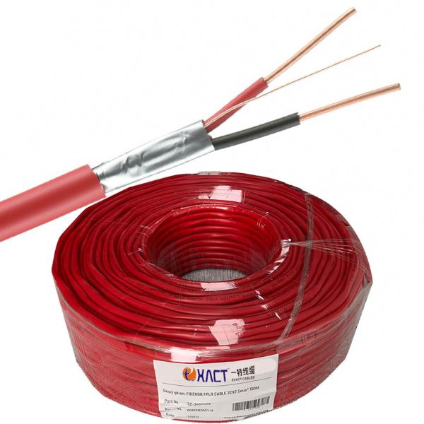 3x2.5 2.5mm2 FPLR Power Limited Fire Alarm Cable Fire Resistant Cable 2 cores
