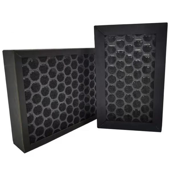 Wholesale Custom Deodorizing Formaldehyde Absorb Odour Smoke Charcoal Cloth Panel High Efficiency Activated Carbon Filter