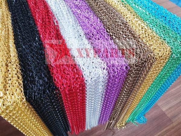 Multi Color Decorative Aluminium Chain Door Curtain For Home Decoration