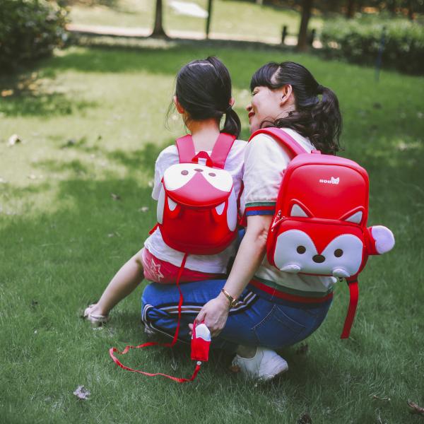 2018 new style school bag of preschool child kids 3D Cartoon family backpack