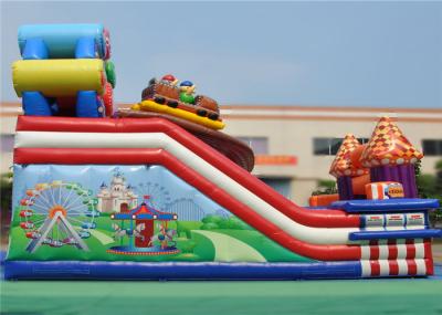 Corrediça comercial popular do deslizamento N, encerado inflável exterior do PVC 0.55mm da corrediça de água
