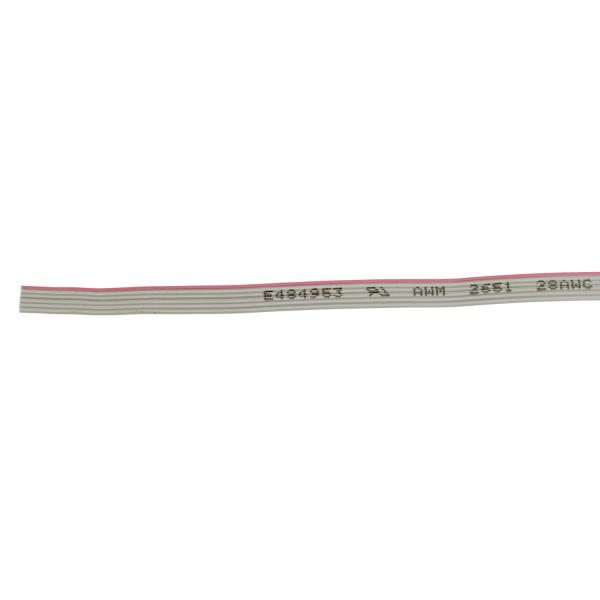 Плоская проволока серого цвета UL2651 привязывает 2.54mm 26AWG для связи соединителя IDC