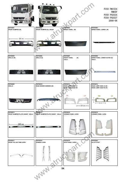 FUSO FM1524 FM65F Truck Spare Parts accesories body parts