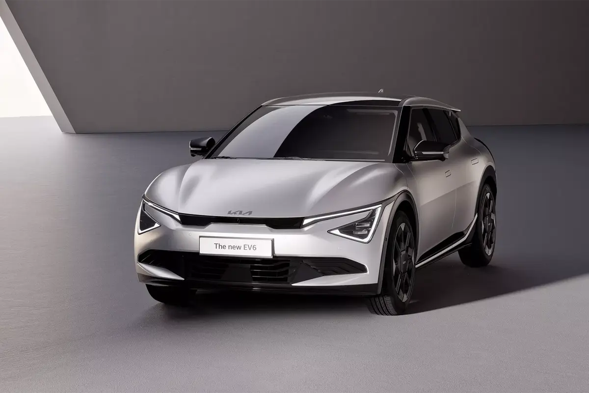 2024 KIA EV6 Чистый электрический 5-дверный 5-местный Авто компактный внедорожник Новое энергетическое транспортное средство 671KM Высокоскоростной автомобиль