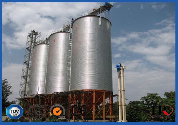 Galvanized Steel Silo Roll Forming Machine 18m/min For Grain Storage