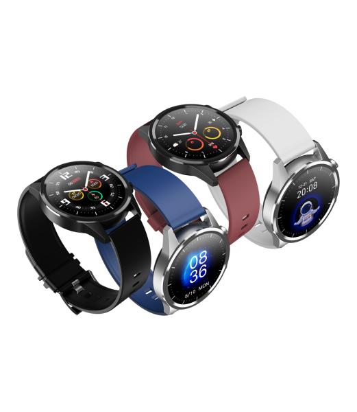 RoHS Round Face Fitness Tracker , 200mAh Blood Pressure Monitoring Watch