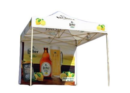 Outdoor Pop Up Canopy Tent With Half Sidewalls, Customized 10x10ft Advertising Tent For Promotion Show