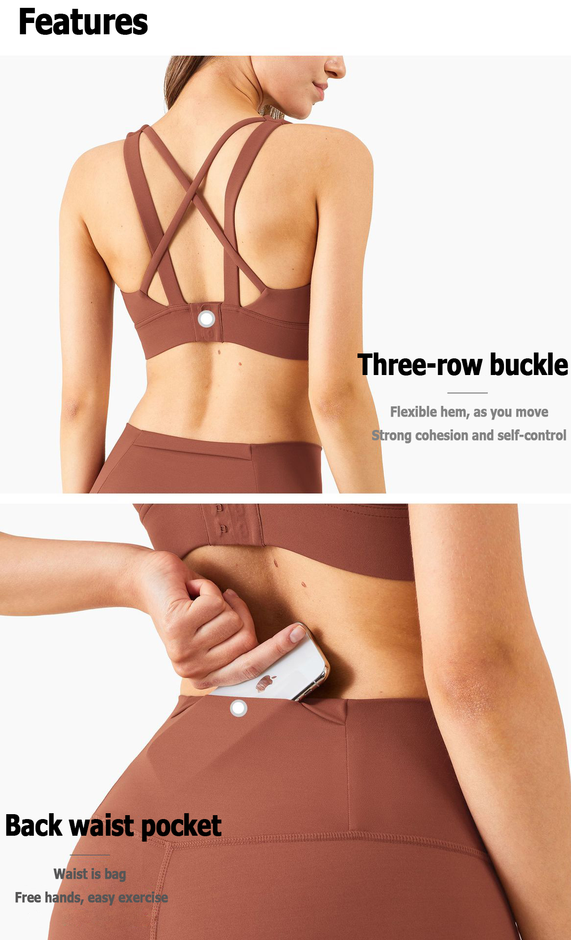 Разминка высокой интенсивности FP одевает Breathable соответствуя бюстгальтер брюк и спорт йоги