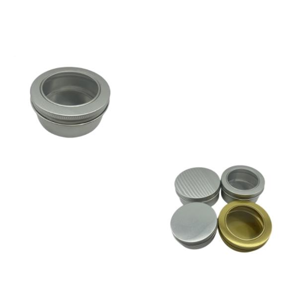 100ml Silver Open Window Recyclable Aluminum Tea Cans Packaging