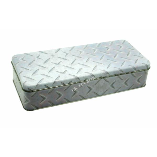 Caixa impressa dada forma retangular da lata do presente de casamento do chocolate de Preminum