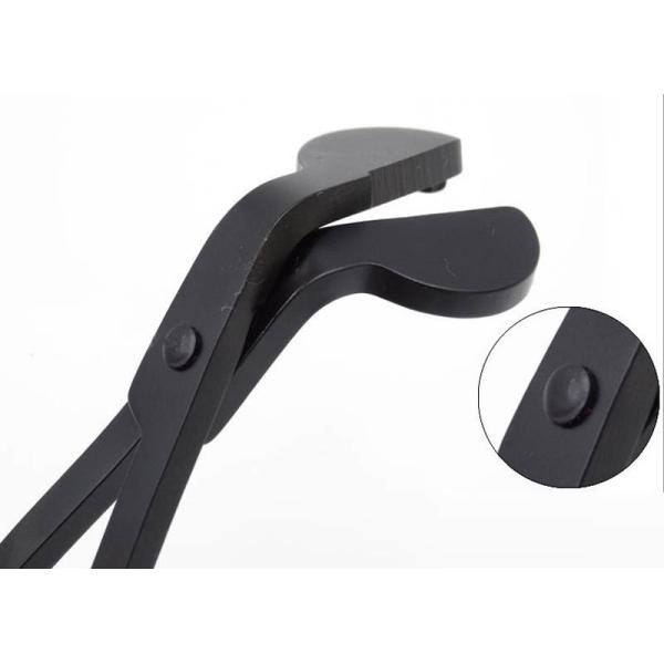 Stainless Steel Daily Household Items Matte Black Wick Cutting Scissors