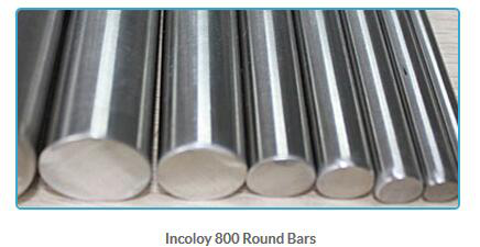 Alloy 800 Incoloy Nickel Alloy Round Bar Custom Shape Cold Rolled High Strength