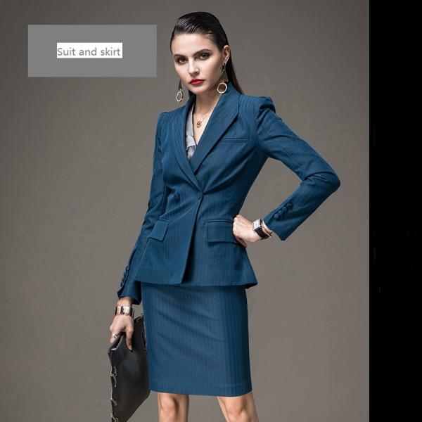 Осеннее платье женские деловые костюмы с ручной вышивкой и чистым узором