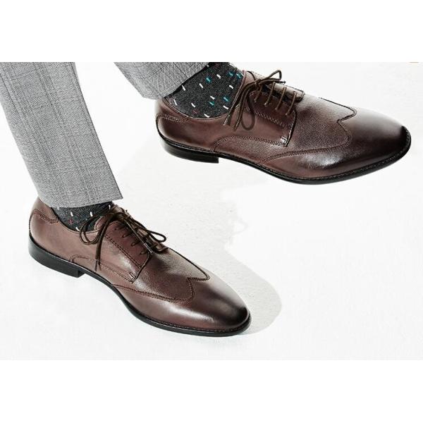 Anti - Slip Italy Handmade Oxford Shoes , Full Grain Leather Mens Brown Formal Shoes