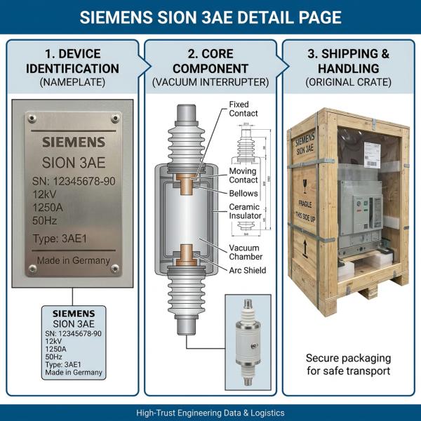 Siemens SION 3AE & 3AH VCB | Original Medium Voltage Breaker