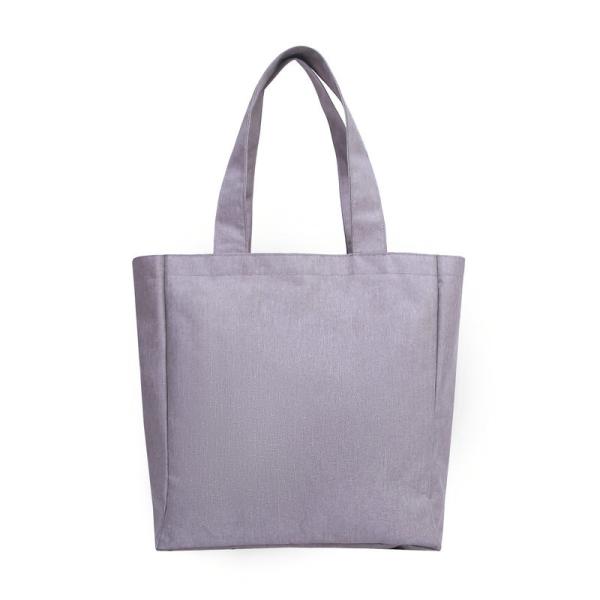 Zipper Recycled Cotton Shoulder Bag For Ladies 33.5cm×31cm×17cm