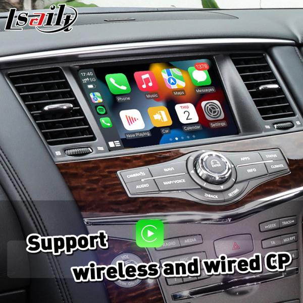 Интерфейс интеграции Carplay беспроводного андроида Lsailt автоматический для патруля Y62 2018-2020 Nissan