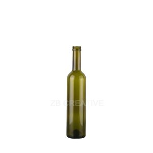 Mid Size Bordeaux Glass Bottle Screw Top 500ml 360g Glass Wine Bottles Bulk