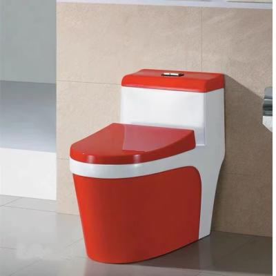3L moderno sanitário 6L Siphonic um toalete Colore azul verde vermelho da parte
