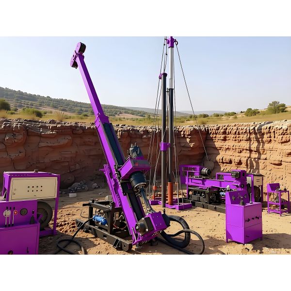 Mobile Small Core Drilling Rig High Torque and Thrust Required Diamond Core Drill Machine