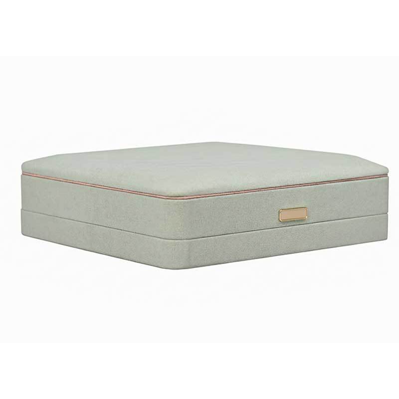 Soft Microfiber Suede Jewelry Gift Box for Necklaces, Custom Wholesale Necklace Packaging Box