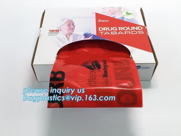 Medical disposable aprons for doctor, LDPE coated biohazard apron,Surgical Apron, Logo Printed Disposable medical Plasti