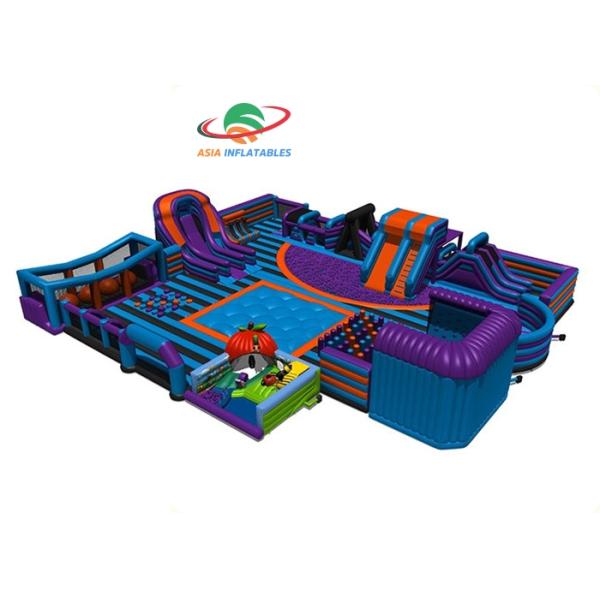 Water - Proof Family Inflatable Amusement Park / Commercial Indoor Playground