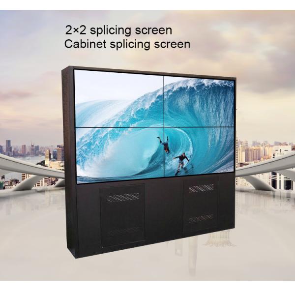 4K Daisy Chain Wall Mount LCD Display 2 * 2 55inch Floor Standing