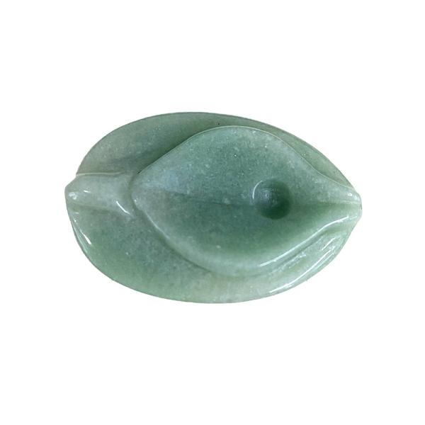 Jade Vagina Carving Craft Green Natural Healing Fluorite Spirituality Reiki Women Flower Figurine for Products