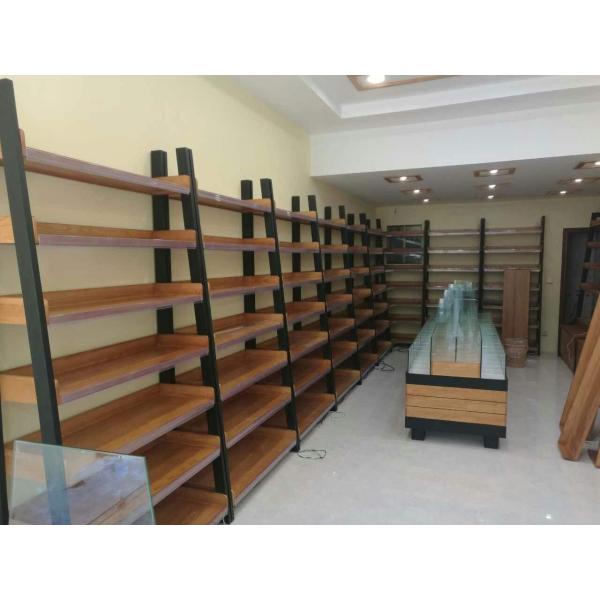 Приспособления дисплея супермаркета металла сетевого магазина/шельвинг гастронома гондолы для еды