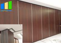Móvil acústico del sistema de la puerta de plegamiento de la sala de banquetes que resbala las paredes de división