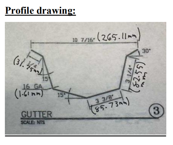 Rainspout Elbow Gutter Forming Machine Cutter for Greenhouse